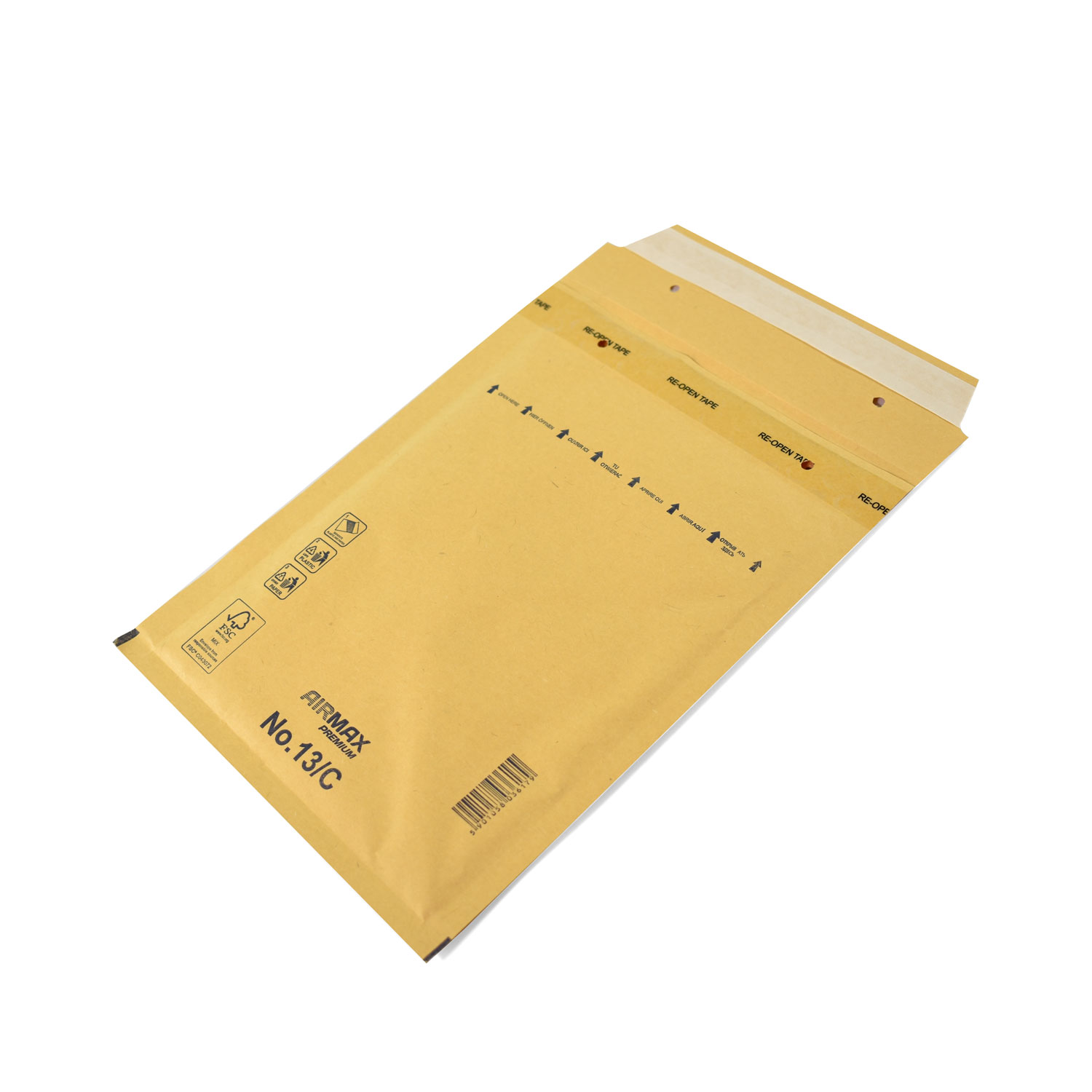 Sobres de papel kraft acolchado 170X230 mm (100 unid)