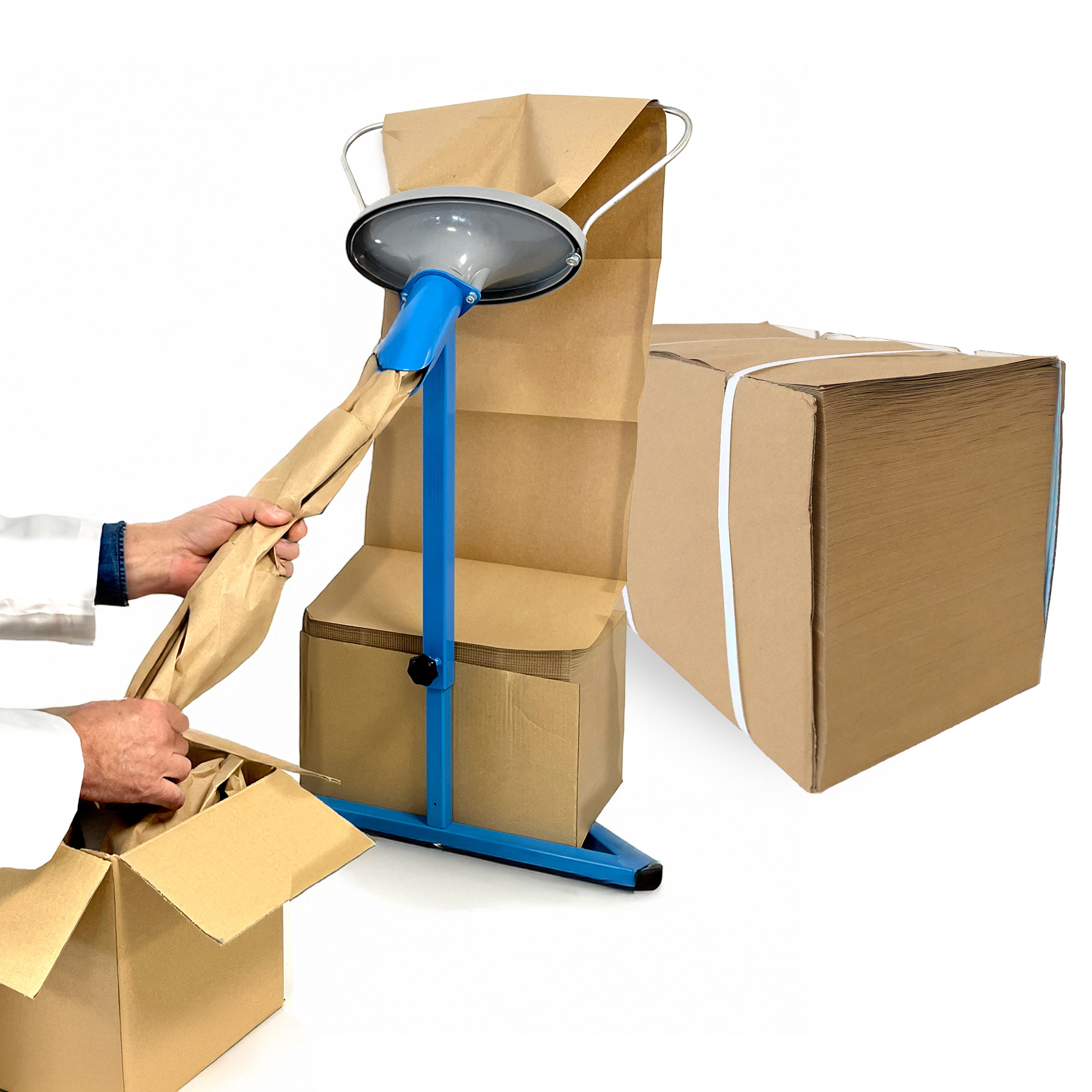 Kit de sistema de relleno papel manual